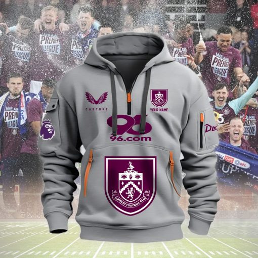 Burnley FC New Version Quarter Zip Hoodie