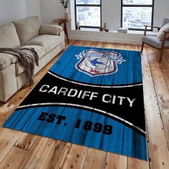 Cardiff City FC New Version Floor Rug