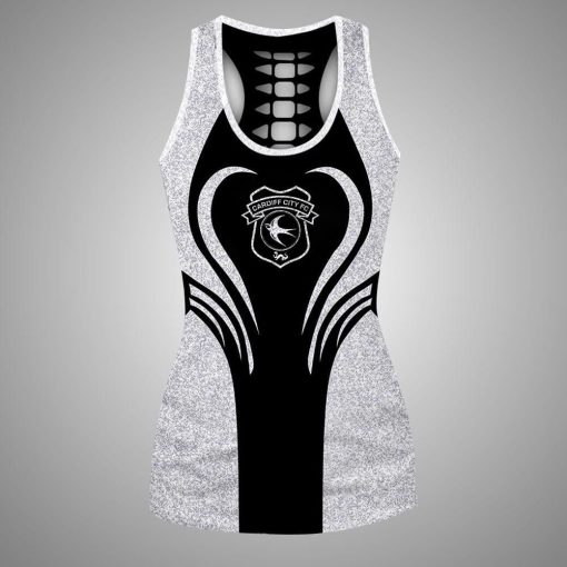 Cardiff City FC Sports Edition Hollow Tank Top and Leggings Cardiff City FC Sports Edition Hollow Tank Top and Leggings