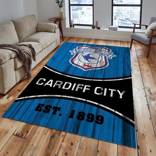 Cardiff City FC New Version Floor Rug