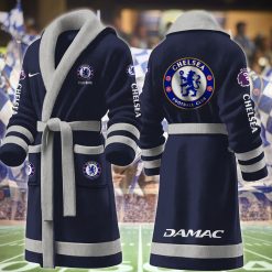 Chelsea FC Custom Name New Version Fleece Bathrobe