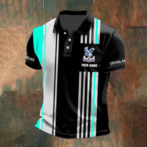 Crystal Palace FC Custom Name New Version Polo Shirt