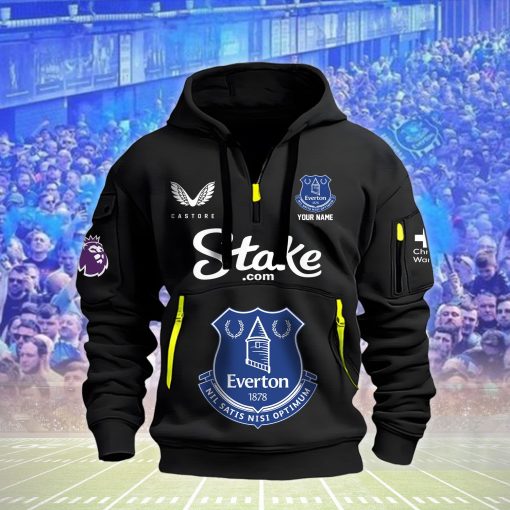 Everton FC Custom Name New Version Quarter Zip Hoodie Everton FC Custom Name New Version Quarter Zip Hoodie