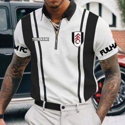 Fulham Custom Name New Version Zipper Polo Shirt