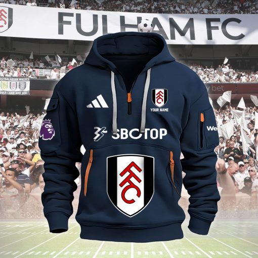Fulham Custom Name New Version Quarter Zip Hoodie Fulham Custom Name New Version Quarter Zip Hoodie