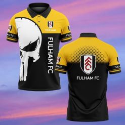 Fulham Custom Name New Edition Skull Polo Shirt