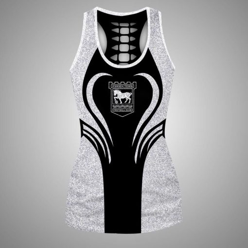 Ipswich Town FC Sports Edition Hollow Tank Top and Leggings Ipswich Town FC Sports Edition Hollow Tank Top and Leggings