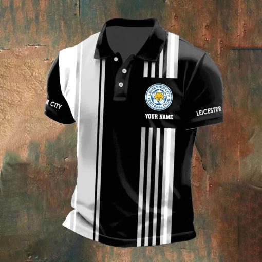 Leicester City FC Custom Name New Version Polo Shirt