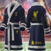 Liverpool FC Custom Name New Version Fleece Bathrobe