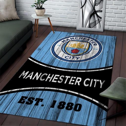 Manchester City New Version Floor Rug Manchester City New Version Floor Rug