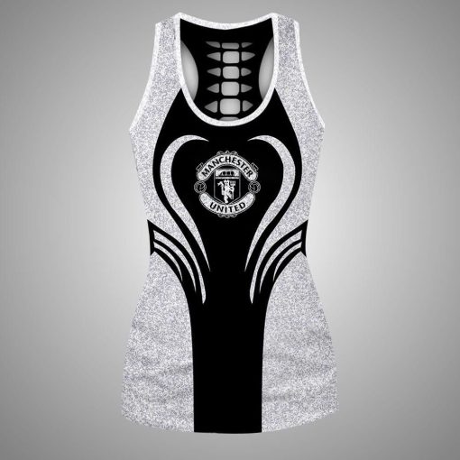 Manchester United Sports Edition Hollow Tank Top and Leggings Manchester United Sports Edition Hollow Tank Top and Leggings