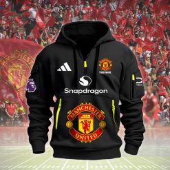 Manchester United New Version Quarter Zip Hoodie