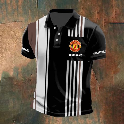 Manchester United Custom Name New Version Polo Shirt Manchester United Custom Name New Version Polo Shirt