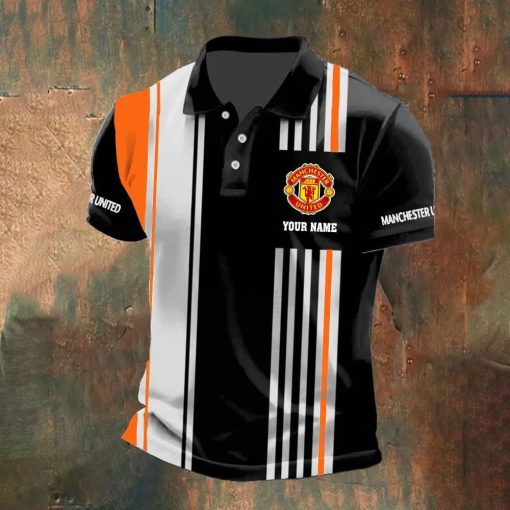 Manchester United Custom Name New Version Polo Shirt Manchester United Custom Name New Version Polo Shirt