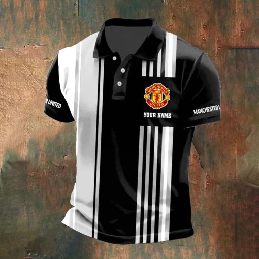 Manchester United Custom Name New Version Polo Shirt Manchester United Custom Name New Version Polo Shirt