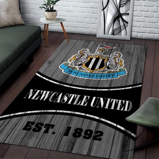 Newcastle United FC New Version Floor Rug Newcastle United FC New Version Floor Rug