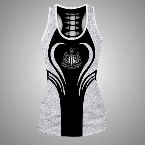 Newcastle United FC Sports Edition Hollow Tank Top and Leggings Newcastle United FC Sports Edition Hollow Tank Top and Leggings