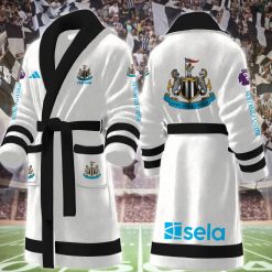 Newcastle United FC Custom Name New Version Fleece Bathrobe