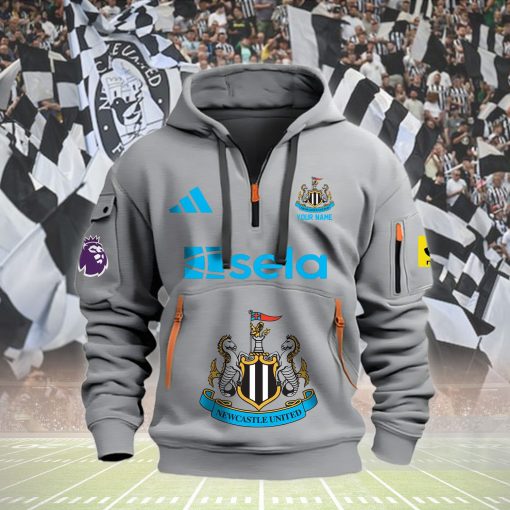 Newcastle United FC Custom Name New Version Quarter Zip Hoodie Newcastle United FC Custom Name New Version Quarter Zip Hoodie