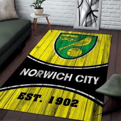 Norwich City FC New Version Floor Rug