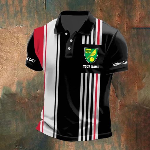 Norwich City FC Custom Name New Version Polo Shirt