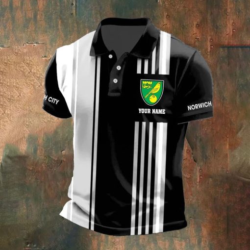 Norwich City FC Custom Name New Version Polo Shirt