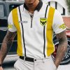 Oxford United FC Custom Name New Version Zipper Polo Shirt