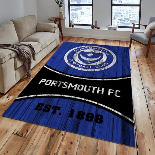 Portsmouth FC New Version Floor Rug