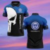 Portsmouth FC Custom Name New Edition Skull Polo Shirt