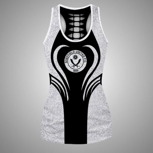 Sheffield United FC Sports Edition Hollow Tank Top and Leggings Sheffield United FC Sports Edition Hollow Tank Top and Leggings