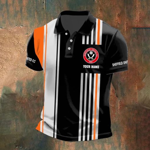 Sheffield United FC Custom Name New Version Polo Shirt Sheffield United FC Custom Name New Version Polo Shirt