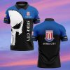 Stoke City FC Custom Name New Edition Skull Polo Shirt