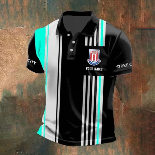 Stoke City FC Custom Name New Version Polo Shirt