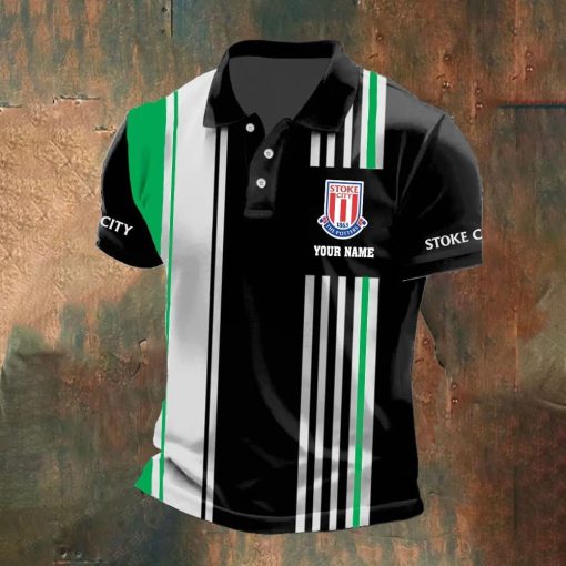 Stoke City FC Custom Name New Version Polo Shirt