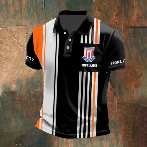 Stoke City FC Custom Name New Version Polo Shirt