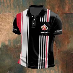 Sunderland AFC Custom Name New Version Polo Shirt