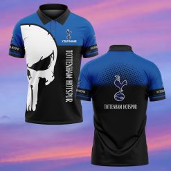 Tottenham Hotspur FC Custom Name New Edition Skull Polo Shirt