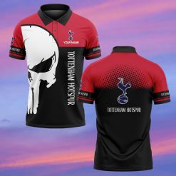 Tottenham Hotspur FC Custom Name New Edition Skull Polo Shirt