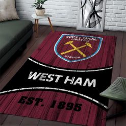 West Ham United FC New Version Floor Rug
