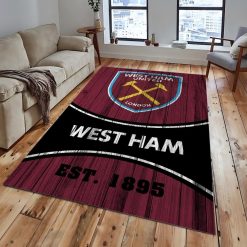 West Ham United FC New Version Floor Rug