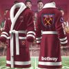 West Ham United FC Custom Name New Version Fleece Bathrobe
