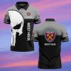 West Ham United FC Custom Name New Edition Skull Polo Shirt