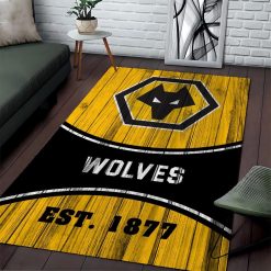 Wolverhampton Wanderers FC New Version Floor Rug