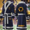 Wolverhampton Wanderers FC Custom Name New Version Fleece Bathrobe