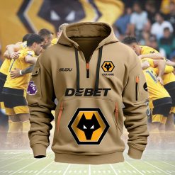 Wolverhampton Wanderers FC New Version Quarter Zip Hoodie