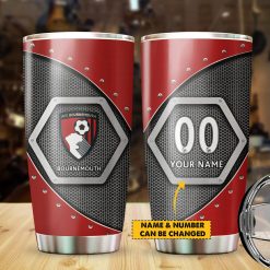 AFC Bournemouth Custom Name New Edition Tumbler