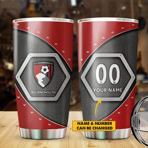 AFC Bournemouth Custom Name New Edition Tumbler