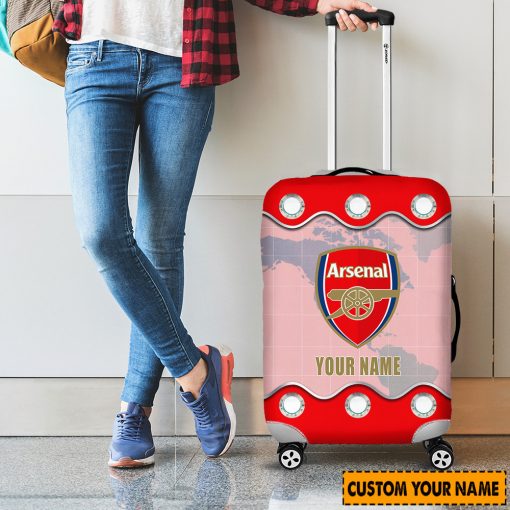 Arsenal FC Custom Name New Edition Luggage Cover