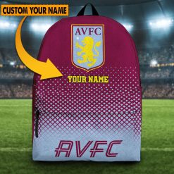 Aston Villa FC Custom Name Gift For Fans Backpack