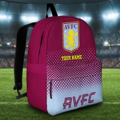 Aston Villa FC Custom Name Gift For Fans Backpack